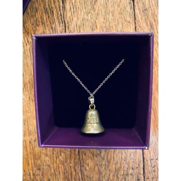 Brand New Official Taylor Swift SPEAK NOW TV XIII Bell Necklace 18k Gold Plated - Picture 3 of 7
